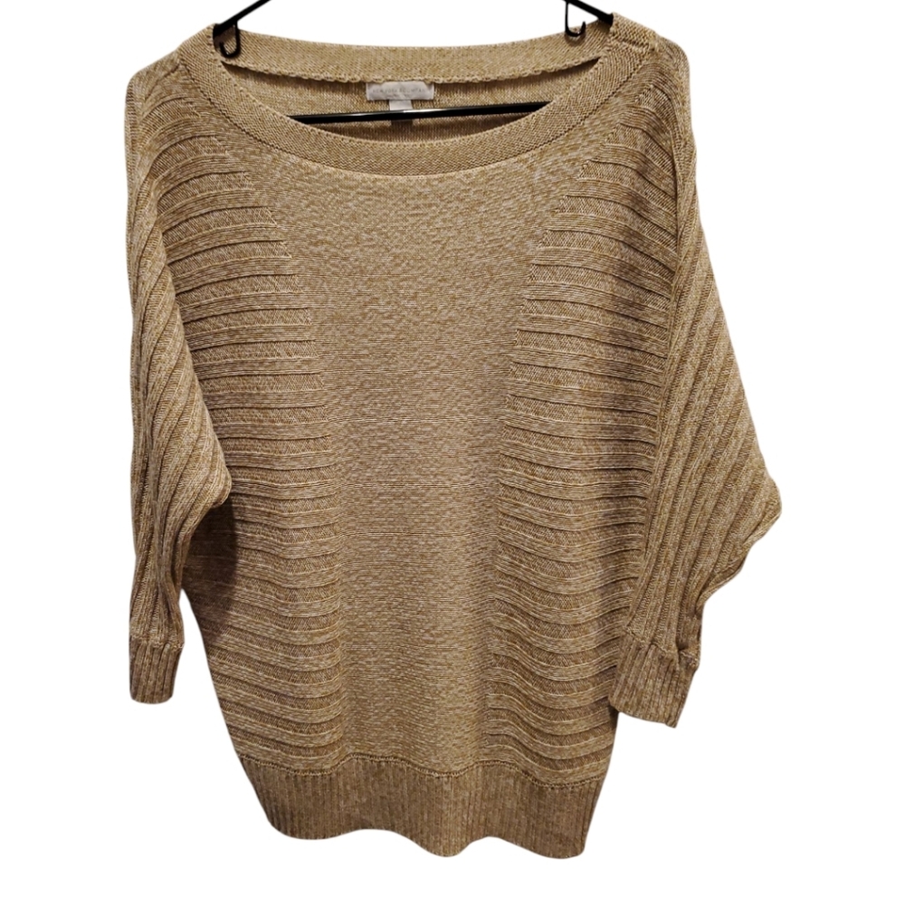 New york & Co Women's Beige Sweater Sz S
